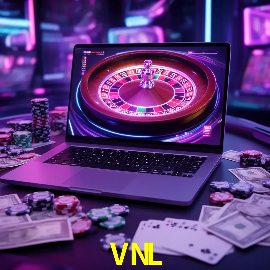 Centro móvil VNL con casino, cajero, bonos, app y acceso de cuenta para México